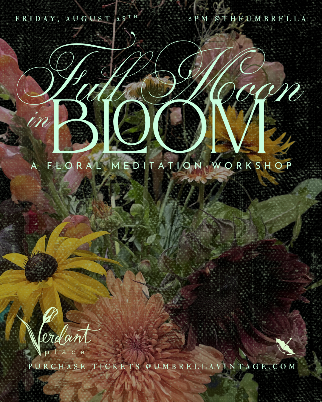 Full Moon in Bloom: Floral Meditation Workshop